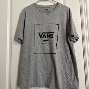 Vans Off The Wall Slim Fit Gray Short Sleeve Crewneck Men's Size X-Large